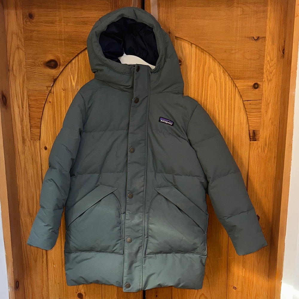 Patagonia Kids Hooded Waterproof Down Winter Jacket